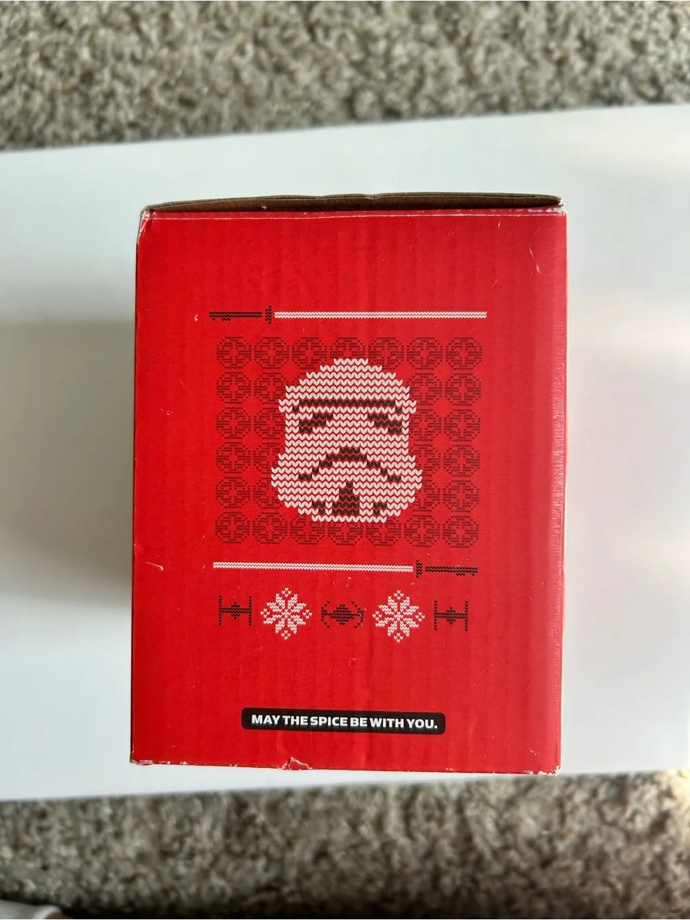 Hallmark red Stormtrooper Holiday Box salt and pepper shakers